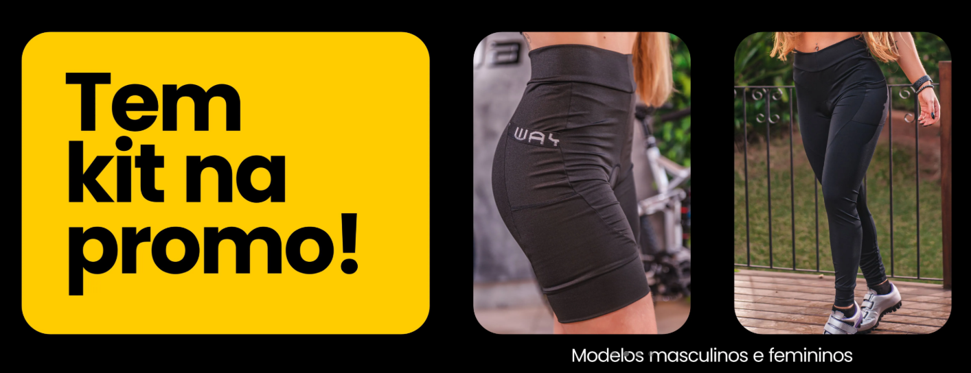 Kit bermuda + calça por R$109,90